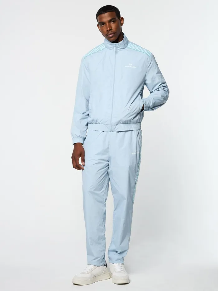 Men Nylon Sergio Tacchini Dama Track Jacket Celestial Blue