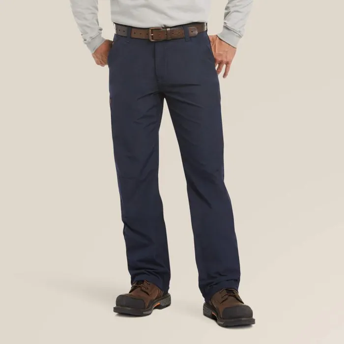 Men Pants and Shorts Ariat FR M4 Relaxed DuraLight Ripstop Boot Cut Pant Navy Men Pants and Shorts Ariat FR M4 Relaxed DuraLight Ripstop Boot Cut Pant Navy