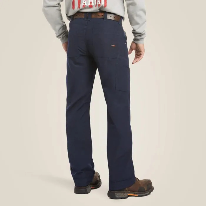 Men Pants and Shorts Ariat FR M4 Relaxed DuraLight Ripstop Boot Cut Pant Navy Men Pants and Shorts Ariat FR M4 Relaxed DuraLight Ripstop Boot Cut Pant Navy