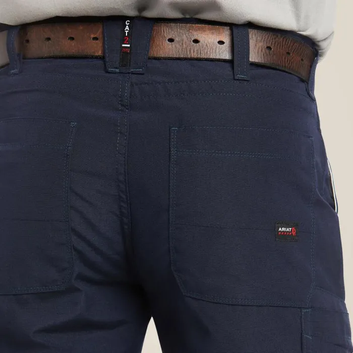 Men Pants and Shorts Ariat FR M4 Relaxed DuraLight Ripstop Boot Cut Pant Navy Men Pants and Shorts Ariat FR M4 Relaxed DuraLight Ripstop Boot Cut Pant Navy