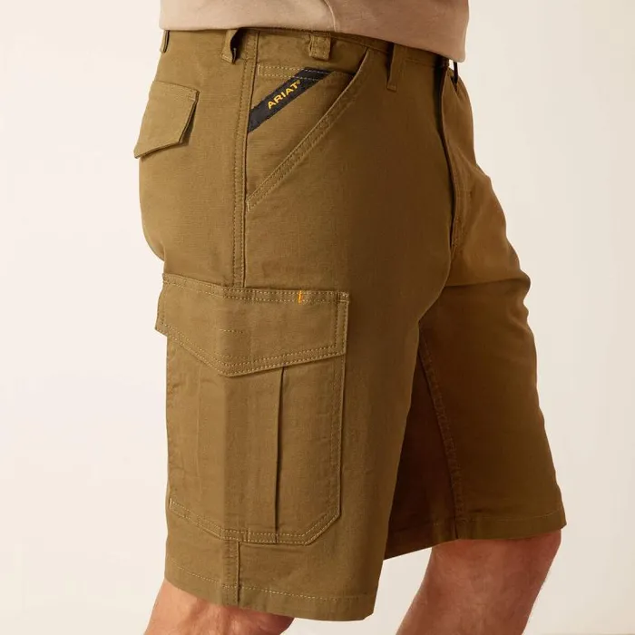 Men Pants and Shorts Ariat Rebar DuraStretch Made Tough Cargo 11034 Short Dark Olive Men Pants and Shorts Ariat Rebar DuraStretch Made Tough Cargo 11034 Short Dark Olive