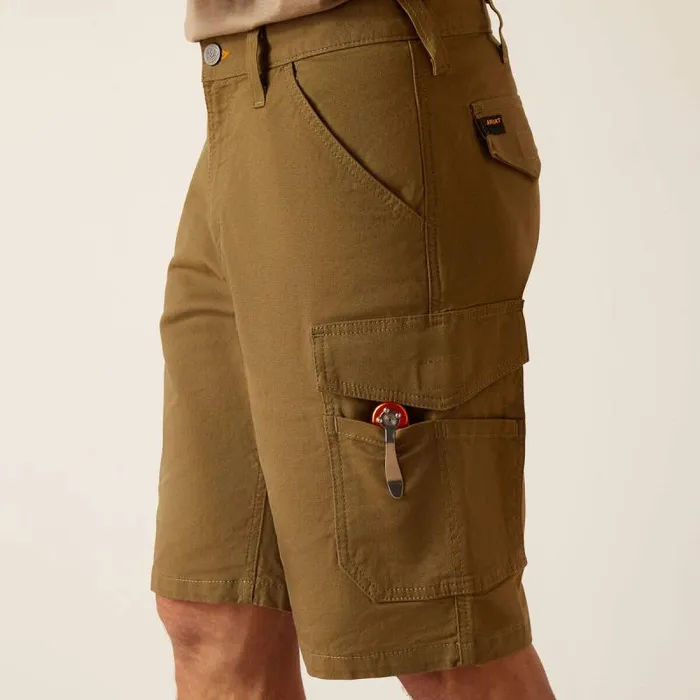 Men Pants and Shorts Ariat Rebar DuraStretch Made Tough Cargo 11034 Short Dark Olive Men Pants and Shorts Ariat Rebar DuraStretch Made Tough Cargo 11034 Short Dark Olive