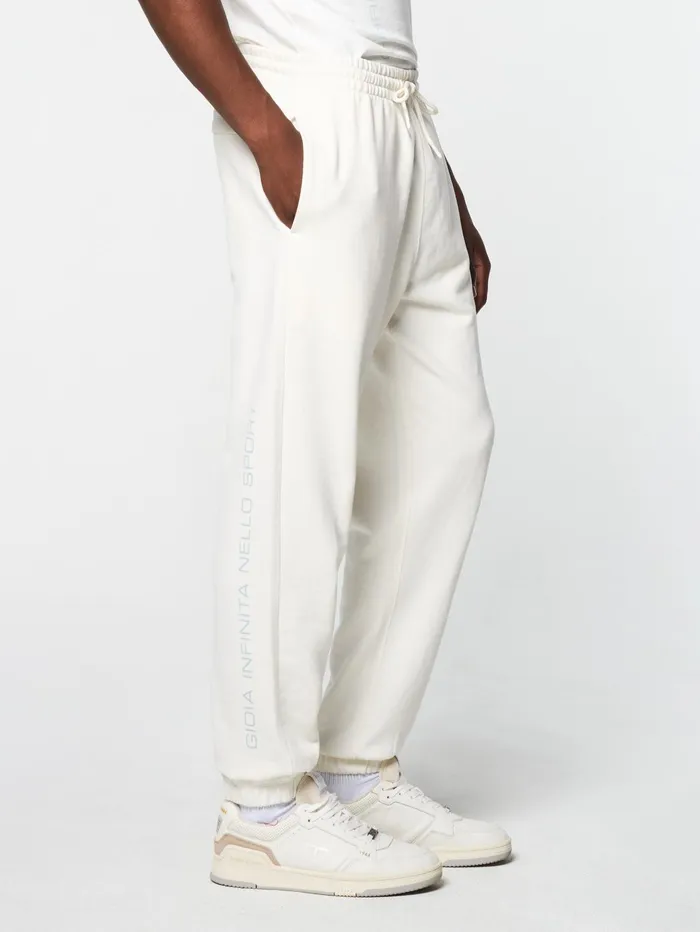 Men Pants And Sweatpants Sergio Tacchini Bari Graphic Sweatpant Gardenia