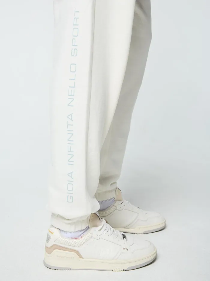 Men Pants And Sweatpants Sergio Tacchini Bari Graphic Sweatpant Gardenia
