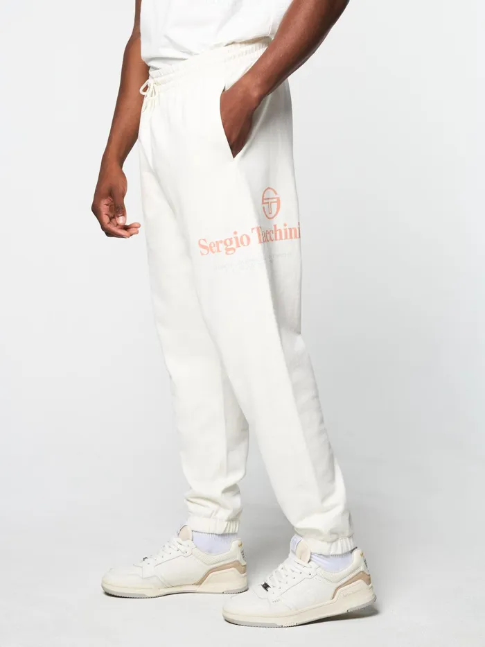 Men Pants And Sweatpants Sergio Tacchini Bari Graphic Sweatpant Gardenia