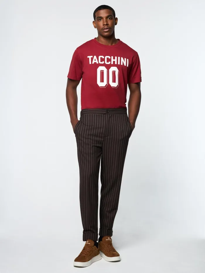 Men Pants And Sweatpants Sergio Tacchini Gessato Suiting Track Pant Java