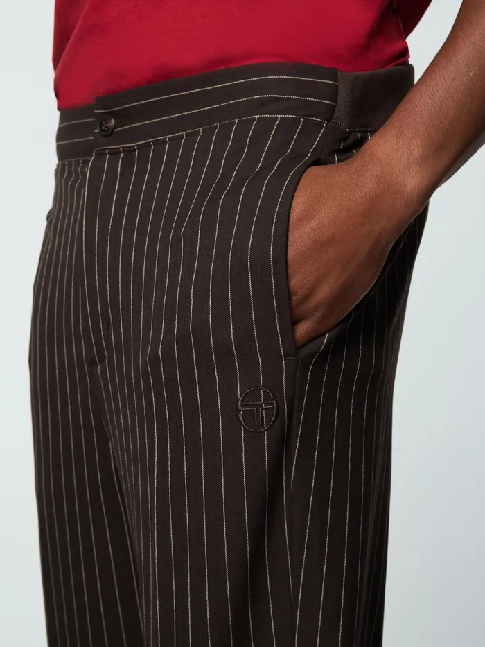 Men Pants And Sweatpants Sergio Tacchini Gessato Suiting Track Pant Java