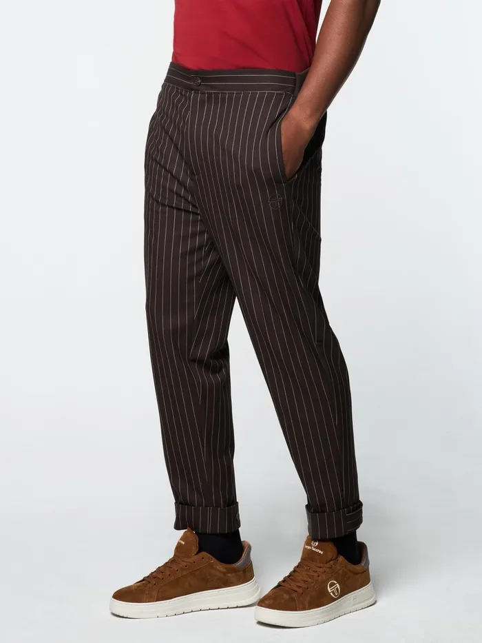 Men Pants And Sweatpants Sergio Tacchini Gessato Suiting Track Pant Java