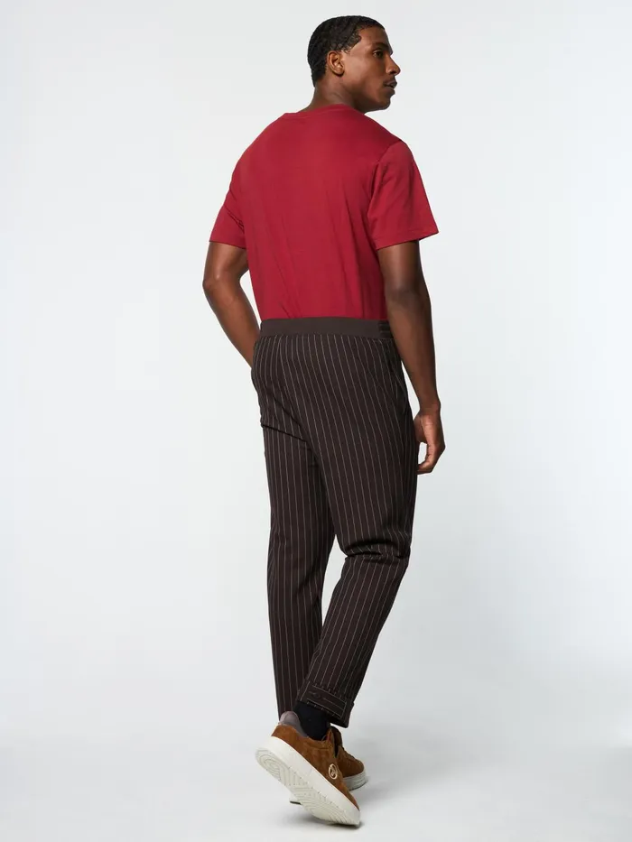 Men Pants And Sweatpants Sergio Tacchini Gessato Suiting Track Pant Java