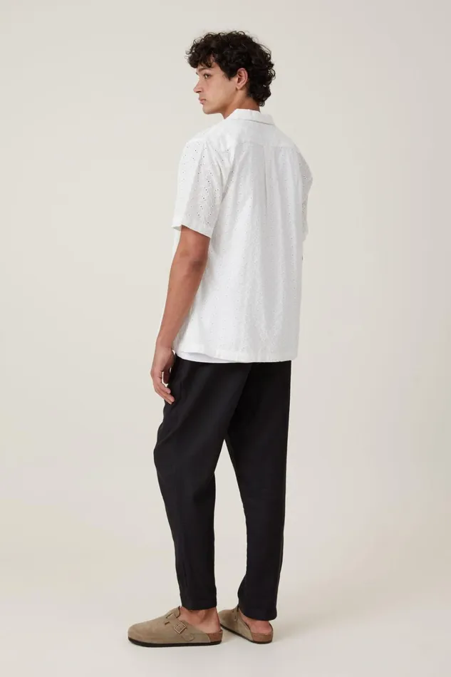 Men Pants Cotton On Linen Pant Black Men Pants Cotton On Linen Pant Black