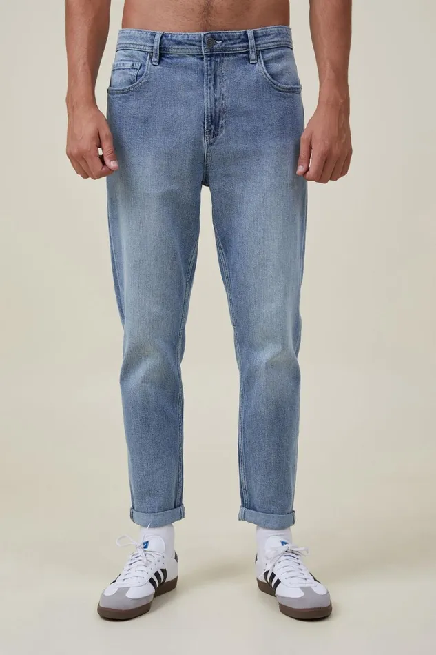 Men Pants Cotton On Relaxed Tapered Jean Garage Blue Men Pants Cotton On Relaxed Tapered Jean Garage Blue
