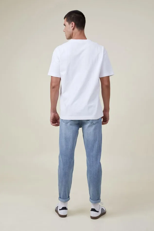 Men Pants Cotton On Relaxed Tapered Jean Garage Blue Men Pants Cotton On Relaxed Tapered Jean Garage Blue