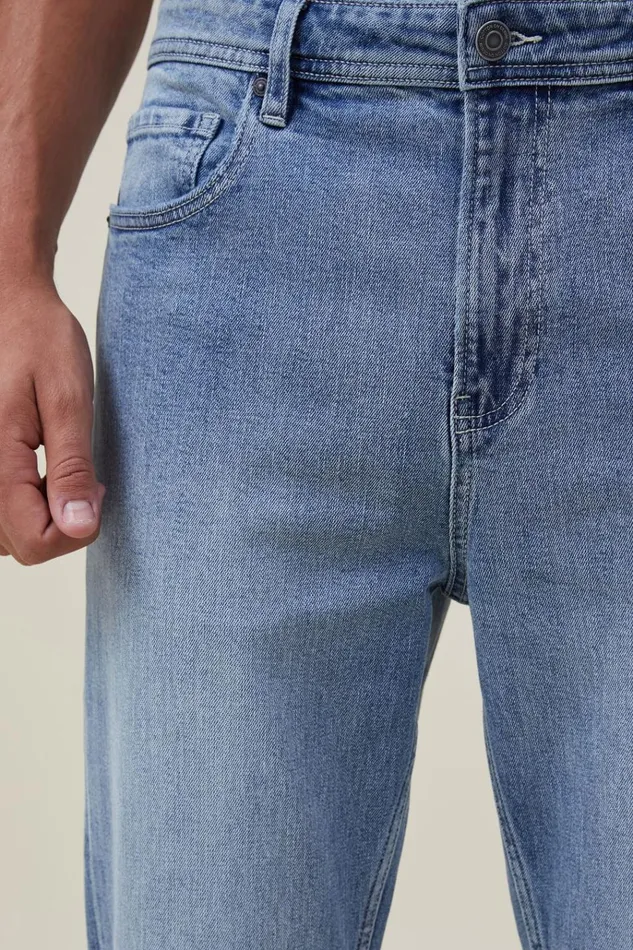 Men Pants Cotton On Relaxed Tapered Jean Garage Blue Men Pants Cotton On Relaxed Tapered Jean Garage Blue