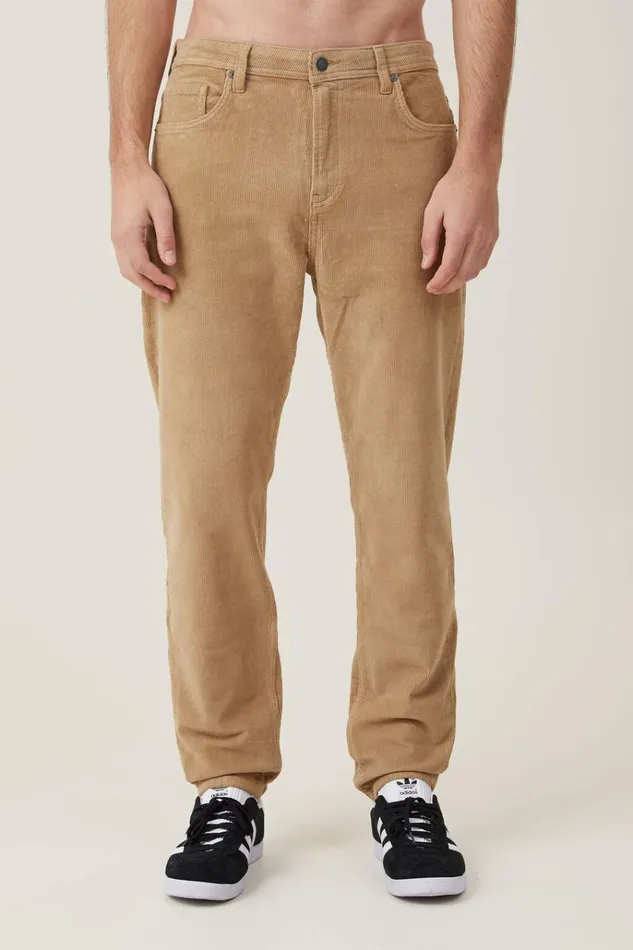 Men Pants Cotton On Relaxed Tapered Jean Pebble Cord Men Pants Cotton On Relaxed Tapered Jean Pebble Cord