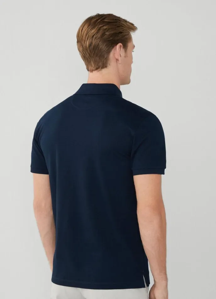 Men Polo Shirts Hackett London Classic Fit Polo Shirt Navy