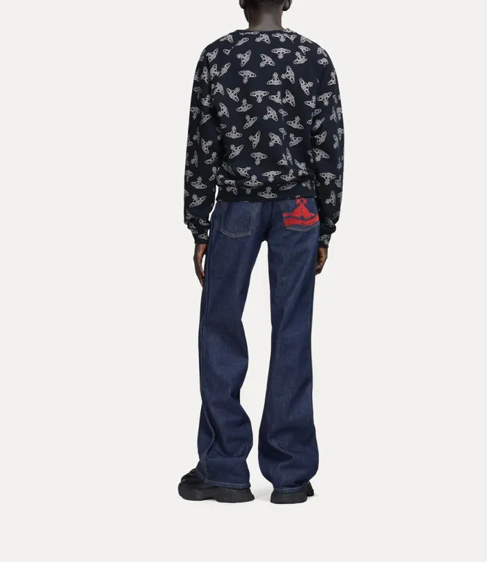 Men Raglan Sweatshirt Navywhite Vivienne Westwood Knitwear And Sweatshirts Men Raglan Sweatshirt Navywhite Vivienne Westwood Knitwear And Sweatshirts