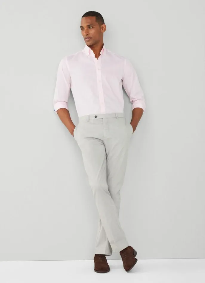 Men Shirts Hackett London Slim Fit Gingham Shirt Pink