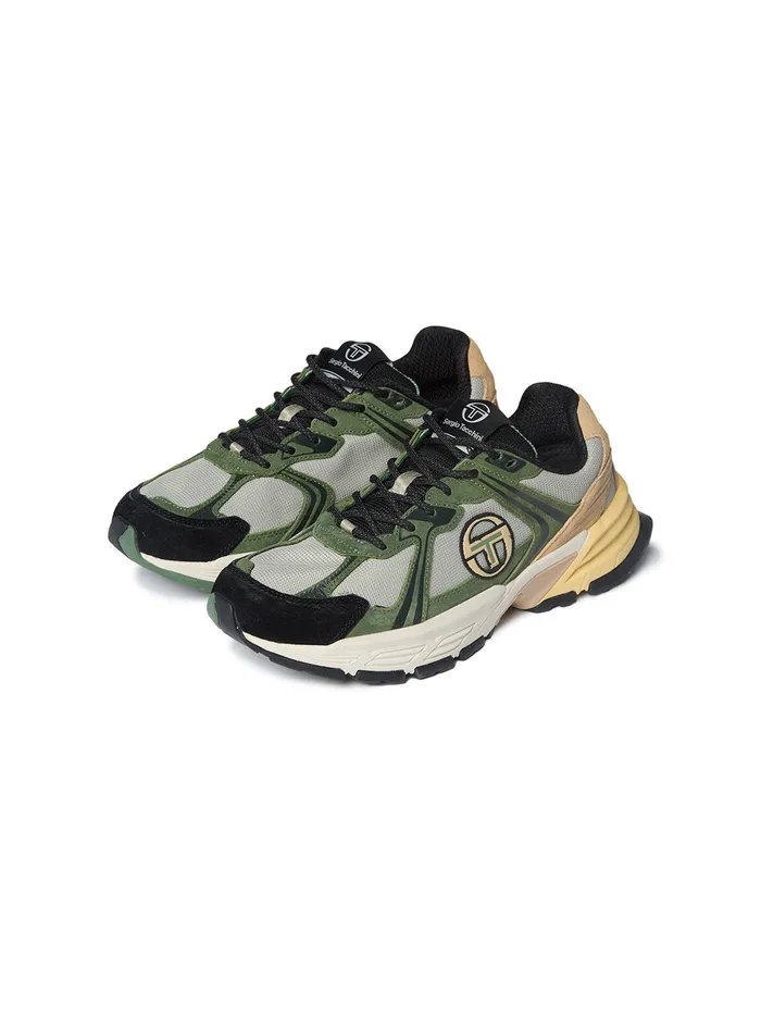 Men Shoes Sergio Tacchini Y2k Marathon Abbey Stone Tofu Hedge Green