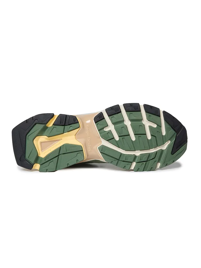 Men Shoes Sergio Tacchini Y2k Marathon Abbey Stone Tofu Hedge Green