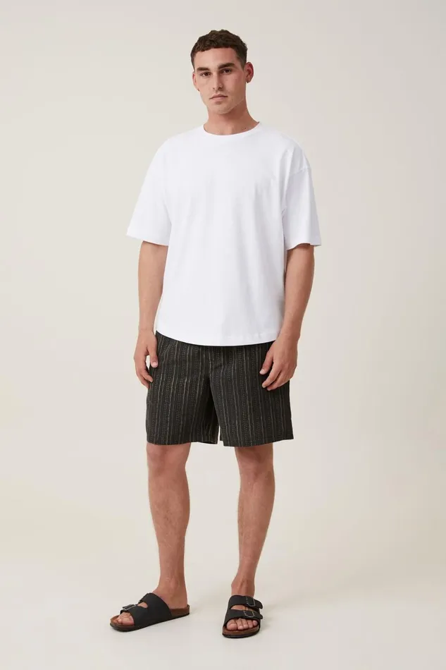 Men Shorts Cotton On Kahuna Short Black Vertical