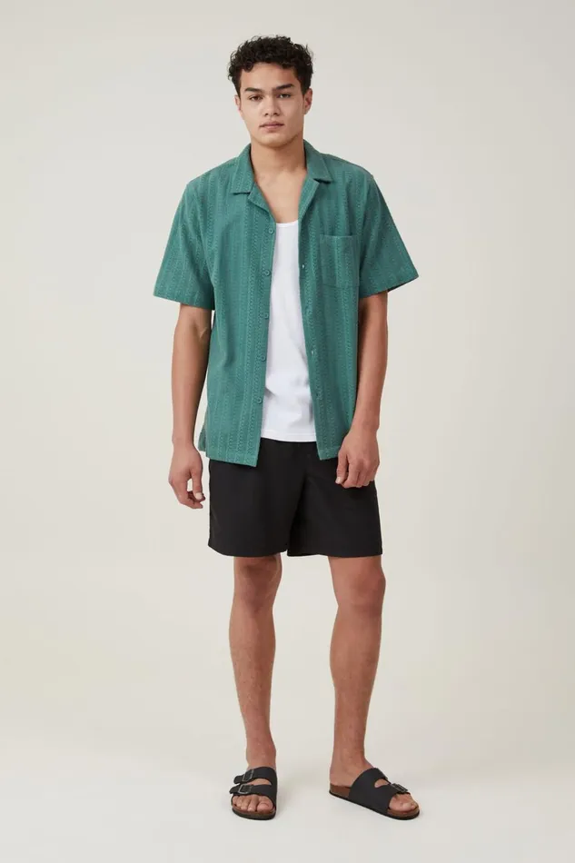 Men Shorts Cotton On Kahuna Short True Black