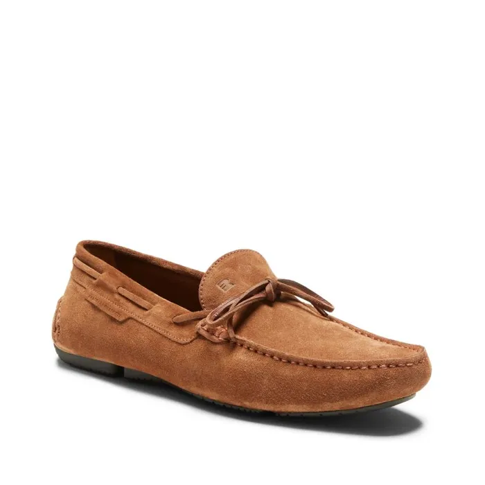 Men Suede Driver Loafer Cognac Fratelli Rossetti Loafers