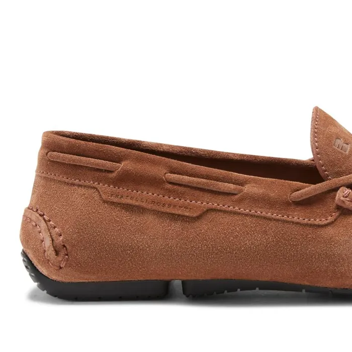 Men Suede Driver Loafer Cognac Fratelli Rossetti Loafers Men Suede Driver Loafer Cognac Fratelli Rossetti Loafers