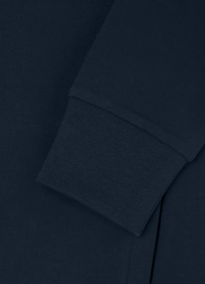 Men Sweatshirts Hackett London Classic Fit FullZip Sweatshirt Navygrey