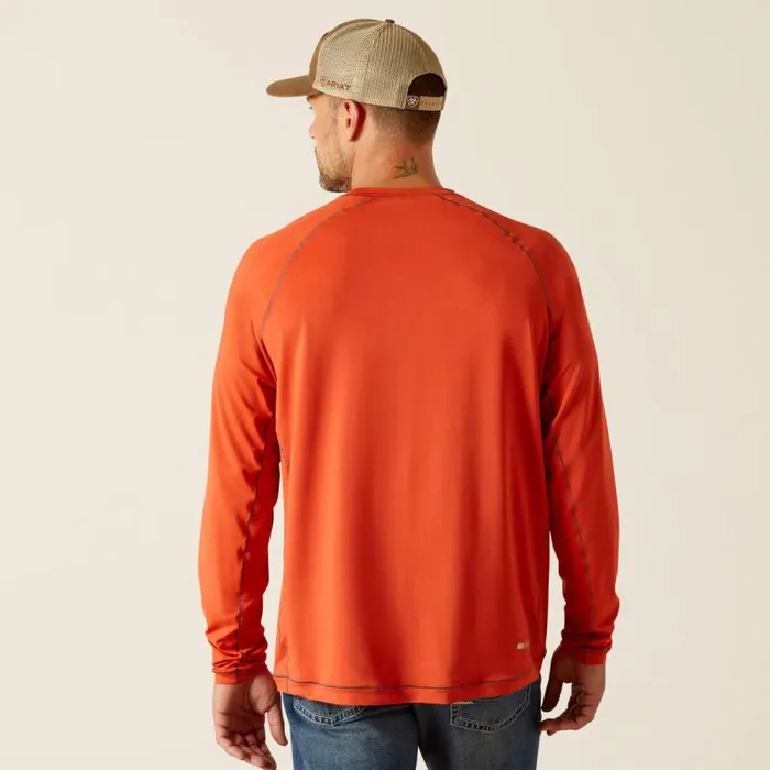 Men TShirts and Polos Ariat 360 AirFlow TShirt Summer Fig Men TShirts and Polos Ariat 360 AirFlow TShirt Summer Fig
