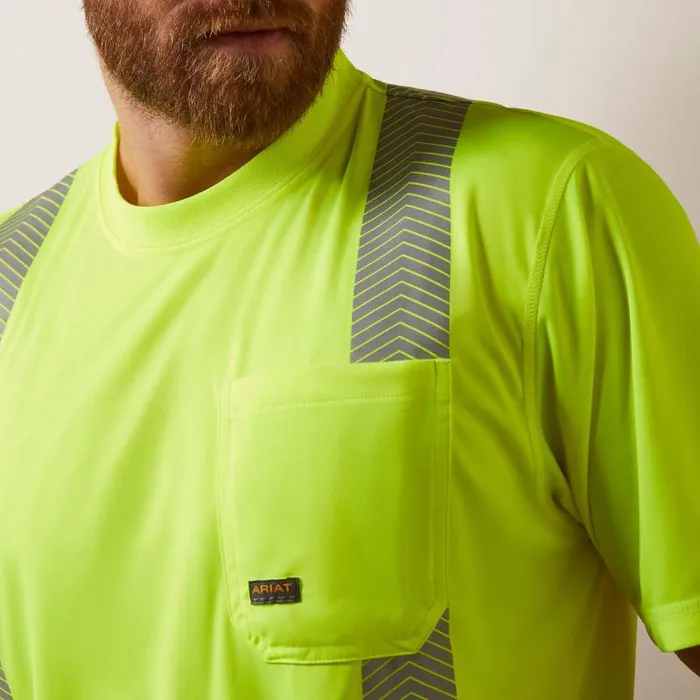Men TShirts and Polos Ariat Rebar HiVis ANSI TShirt Hivis Yellow Men TShirts and Polos Ariat Rebar HiVis ANSI TShirt Hivis Yellow