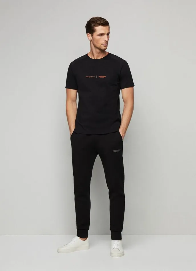 Men Tshirts Hackett London Aston Martin Classic Fit TShirt Black