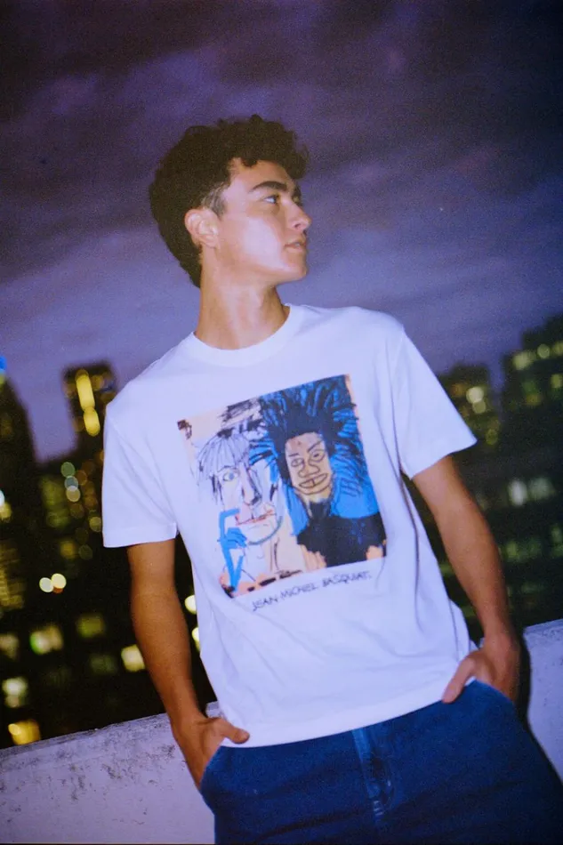 Men Tees and Tanks Cotton On Basquiat Loose Fit TShirt Lcn Bsq Vintage Whitedos Cabezas Men Tees and Tanks Cotton On Basquiat Loose Fit TShirt Lcn Bsq Vintage Whitedos Cabezas