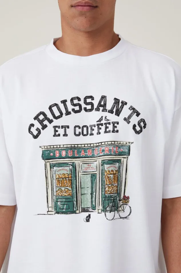 Men Tees and Tanks Cotton On Box Fit Graphic TShirt Whiteboulangerie Men Tees and Tanks Cotton On Box Fit Graphic TShirt Whiteboulangerie