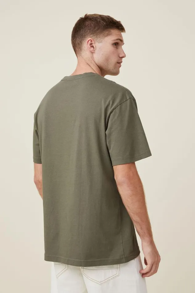 Men Tees and Tanks Cotton On Organic Loose Fit TShirt Military Men Tees and Tanks Cotton On Organic Loose Fit TShirt Military