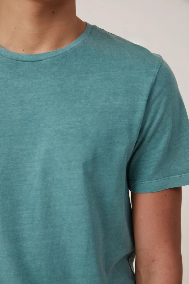 Men Tees and Tanks Cotton On Organic Regular Fit Crew TShirt Faded Teal Men Tees and Tanks Cotton On Organic Regular Fit Crew TShirt Faded Teal