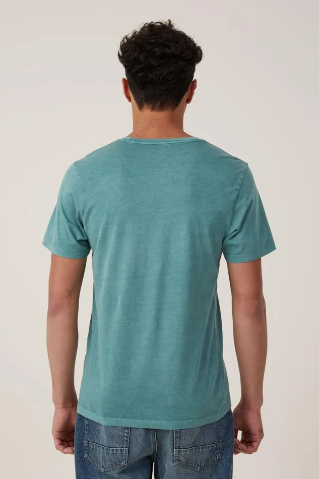 Men Tees and Tanks Cotton On Organic Regular Fit Crew TShirt Faded Teal Men Tees and Tanks Cotton On Organic Regular Fit Crew TShirt Faded Teal