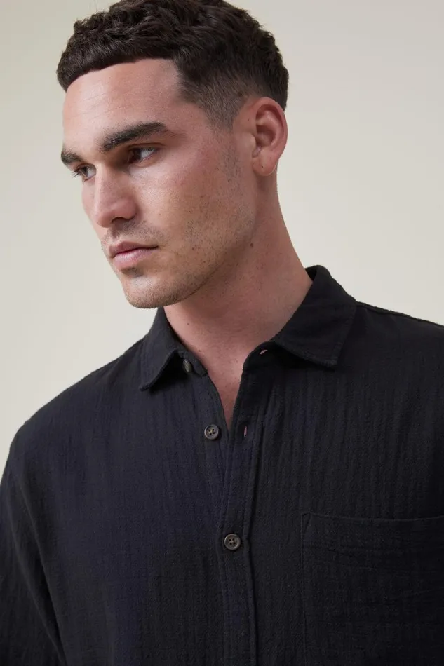 Men Tees and Tanks Cotton On Portland Long Sleeve Shirt Washed Black Cheesecloth Men Tees and Tanks Cotton On Portland Long Sleeve Shirt Washed Black Cheesecloth