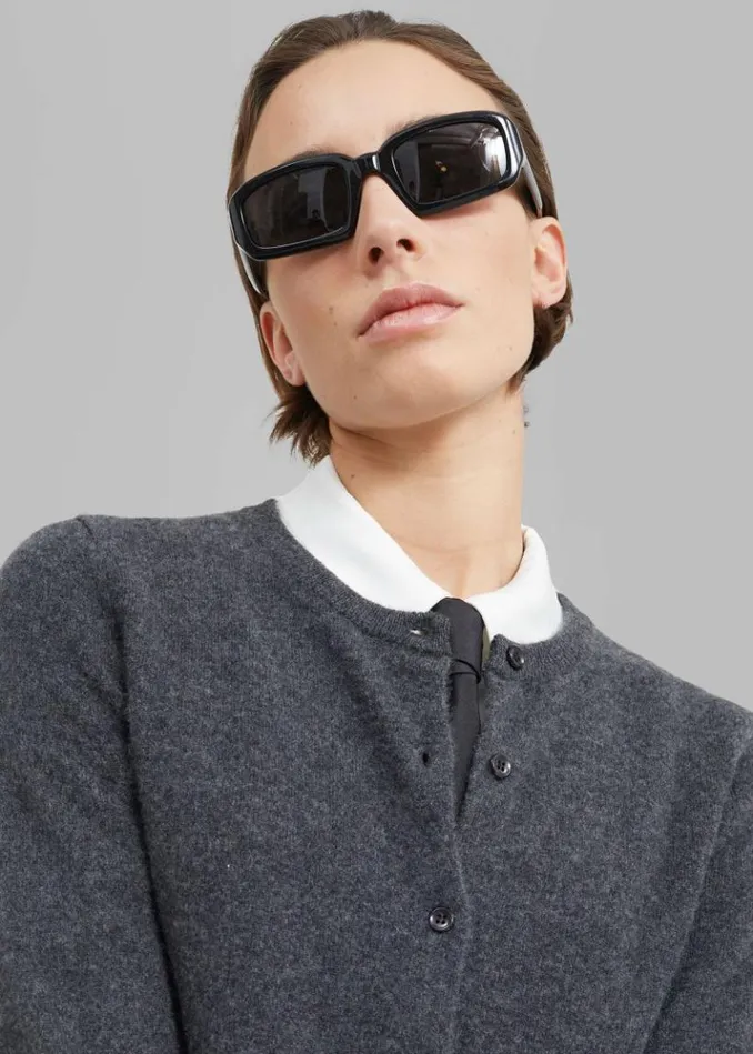 Men The Frankie Shop Port Tanger Mektoub Sunglasses 8211 Black AcetateBlack Lens Black Acetateblack Lens Men The Frankie Shop Port Tanger Mektoub Sunglasses 8211 Black AcetateBlack Lens Black Acetateblack Lens
