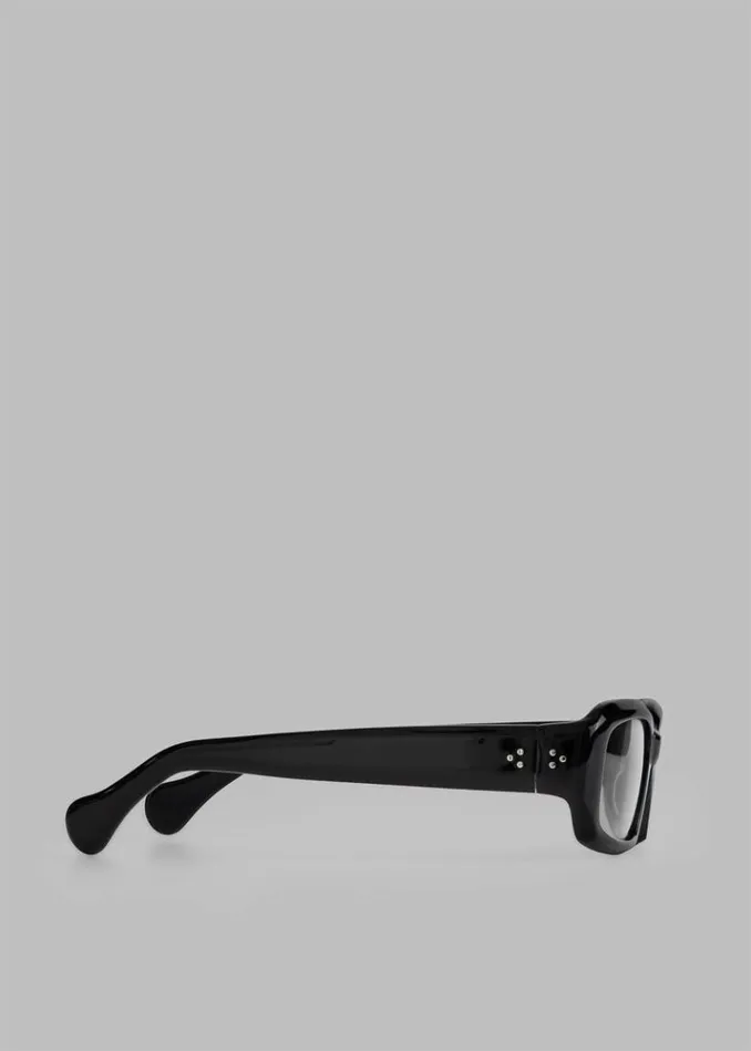 Men The Frankie Shop Port Tanger Mektoub Sunglasses 8211 Black AcetateBlack Lens Black Acetateblack Lens