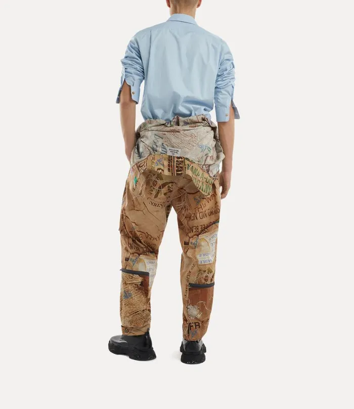 Men Two Button Krall Shirt Blue Vivienne Westwood Shirts Men Two Button Krall Shirt Blue Vivienne Westwood Shirts
