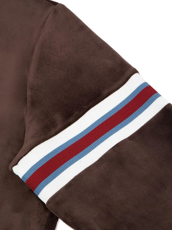 Men Velour Sergio Tacchini Ostuni Velour Track Jacket Java