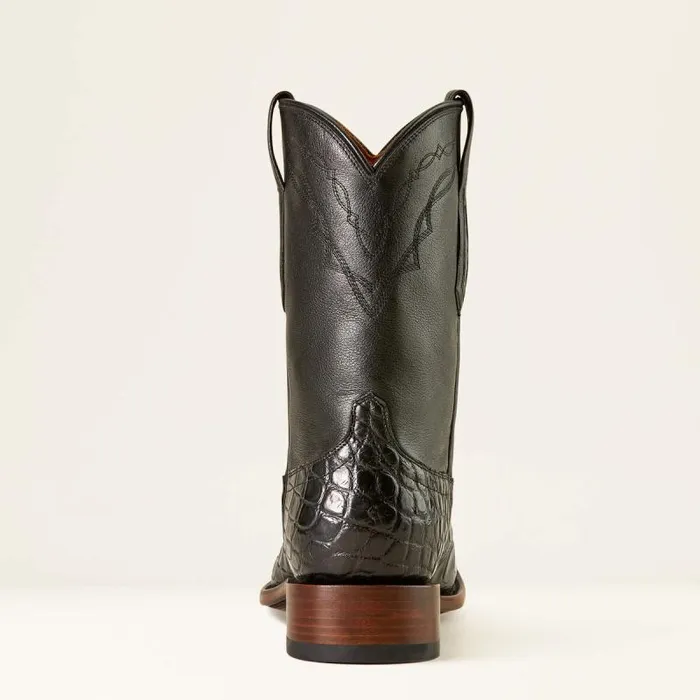 Men Western Boots Ariat Bench Made Clanton Western Boot Black American Alligatormidnight Black Men Western Boots Ariat Bench Made Clanton Western Boot Black American Alligatormidnight Black