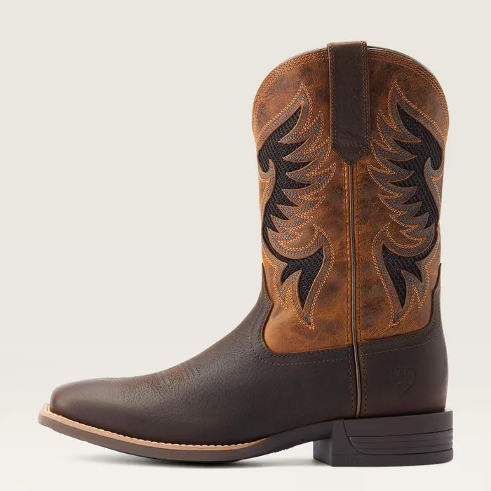Men Western Boots Ariat Cowpuncher VentTEK Cowboy Boot Dark Brown Men Western Boots Ariat Cowpuncher VentTEK Cowboy Boot Dark Brown