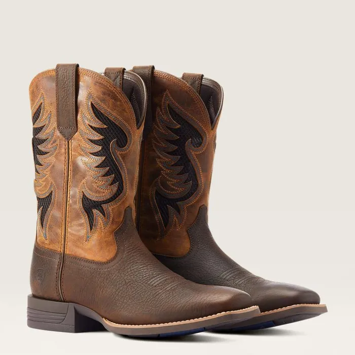 Men Western Boots Ariat Cowpuncher VentTEK Cowboy Boot Dark Brown Men Western Boots Ariat Cowpuncher VentTEK Cowboy Boot Dark Brown