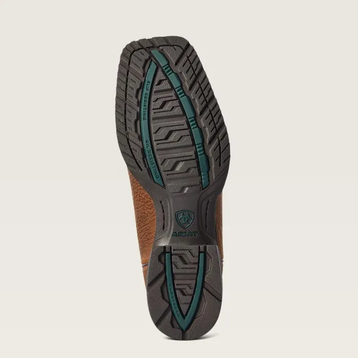 Men Western Boots Ariat Hybrid Grit Western Boot Earth Men Western Boots Ariat Hybrid Grit Western Boot Earth