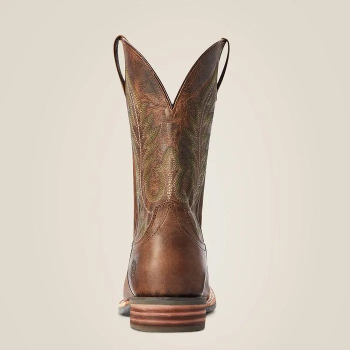 Men Western Boots Ariat Ridin High Western Boot Pecan Brown Men Western Boots Ariat Ridin High Western Boot Pecan Brown