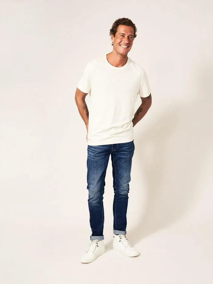 Men White Stuff Jeans Harwood Slim Jean Mid Denim