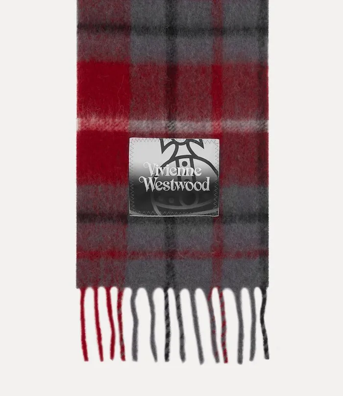 MenWomen Tartan Scarf Red Vivienne Westwood Scarves And Ponchos MenWomen Tartan Scarf Red Vivienne Westwood Scarves And Ponchos