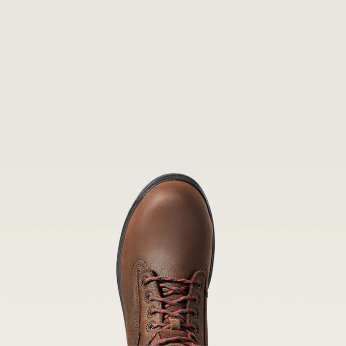 Men Work Boots Ariat Turbo 6034 USA Assembled Waterproof Carbon Toe Work Boot Rich Brown Men Work Boots Ariat Turbo 6034 USA Assembled Waterproof Carbon Toe Work Boot Rich Brown