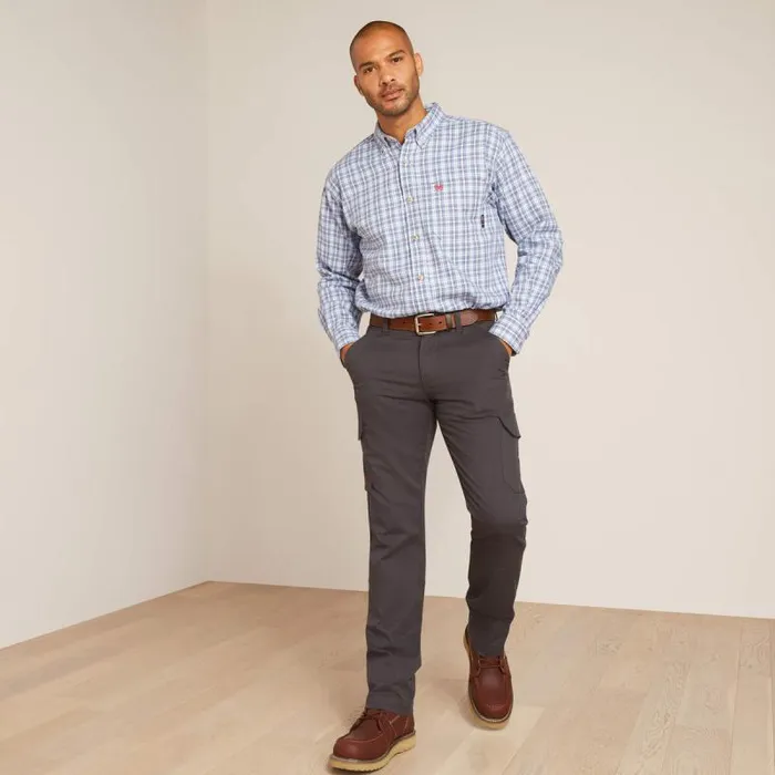Men Workwear Ariat FR M7 Slim DuraStretch Duralight Twill Straight Pant Charcoal Men Workwear Ariat FR M7 Slim DuraStretch Duralight Twill Straight Pant Charcoal